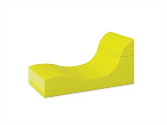 Medium foldbar chaiselong - Lime